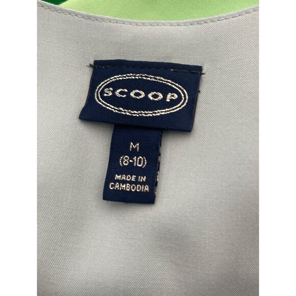 Scoop Women Color Block Cut-Out Tiered Sleeveless Maxi Dress Size M (8-10) - Picture 13 of 15